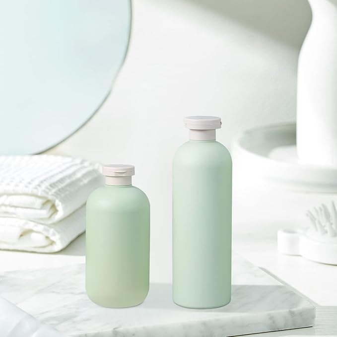 8.8oz Squeeze Bottles with Flip Cap, Refillable Plastic Travel Bottles for Creams, Lotion, Shampoo, Conditioner (2 Pcs) - Image 5