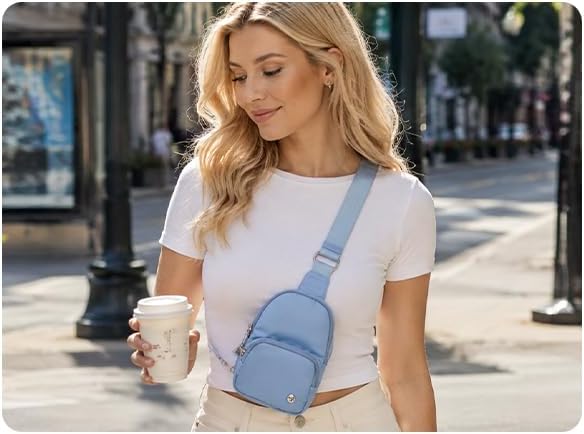 NEICOA Small Anti Theft Crossbody Bags for Women Lightweight RFID Sling Bag | Nylon Travel Purse for Daily Casual Use - Image 3