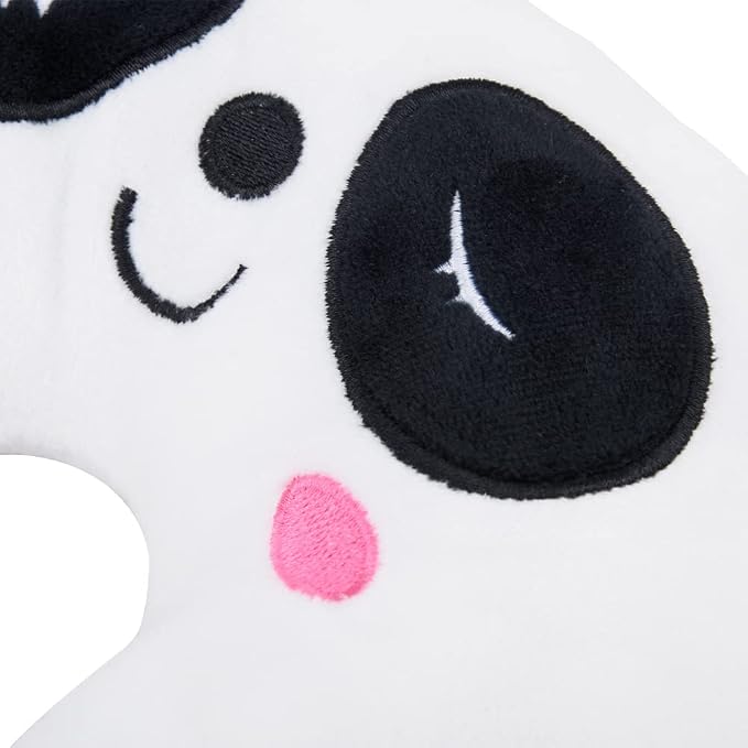 Travel Pillow for Kids, Cute Animal Neck Pillow Support U Shaped Cushion Plush Soft Rest Reading Pillows Sleeping Pillows for Airplane Train Car (Color:Panda) - Image 3