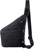 Anti-Theft Sling Bag Right Hand Cross Body Chest Bag Secure Zippers by Dinosaurized