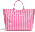 Lushandy PVC Tote Bag for Women Jelly Beach Bag Top Handle Hobo Handbag | Water-Resistant, Wipe Clean, Lightweight by Lushandy