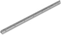 Alumicolor Aluminum Architect Metric Pocket Scale, 15CM, Silver by Alumicolor