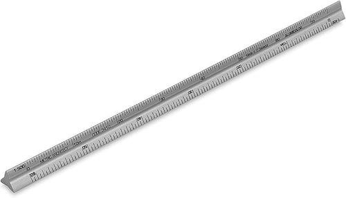 Alumicolor Aluminum Architect Metric Pocket Scale, 15CM, Silver by Alumicolor