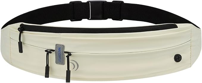 WATERFLY Running Belt Fanny Pack:Phone Holder Belt for Men Women | Lightweight, Soft and breathable fabric,SBS zipper, adjustable waist belt, Zero bounce, Suitable for running workout Fitness - Image 7