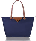 Women Tote Bag,Stylish Waterproof Nylon Ladies Shoulder Bag, Folding Beach Travel Bag for Work,Shopping, Large by BOJLY