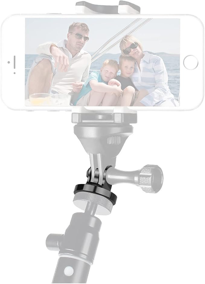 ChromLives 1/4 Tripod Adapter Compatible with Gopro, Aluminum Camera 1/4-20 Tripod Mount Adapter Compatible with Gopro Hero 11,10, 9, 8, 7, 6, 5, 4, 3+, 3, 2, 1, DJI OSMO Action and More (1 Pack) - Image 7