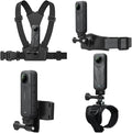 Accessories Kit for Insta 360 X5 Head Strap Mount + Chest Mount Harness + Backpack Clip Holder + 3Rotating Wrist Strap Compatible for Other Action Camera by Rugvis
