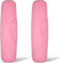 RADIUS Toothbrush Travel Case for Big Brush/Original/Scuba Brushes, BPA-Free Recycled Plastic, Portable for Bathroom, School, Home, Camping - Pastel Pink (Pack of 2) by RADIUSCorporation