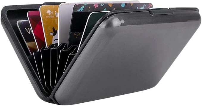 RFID Blocking Credit Card Protector Case Holder Wallet for Men Women | RFID Blocking Credit Card Protector Aluminum ID Case Hard Shell Business Card Holders Metal Wallet for Men or Women - Image 6