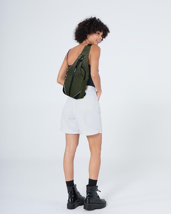 WATERFLY Medium Crossbody Sling Backpack Anti Theft Backpack for Traveling Chest Shoulder Bag - Image 6