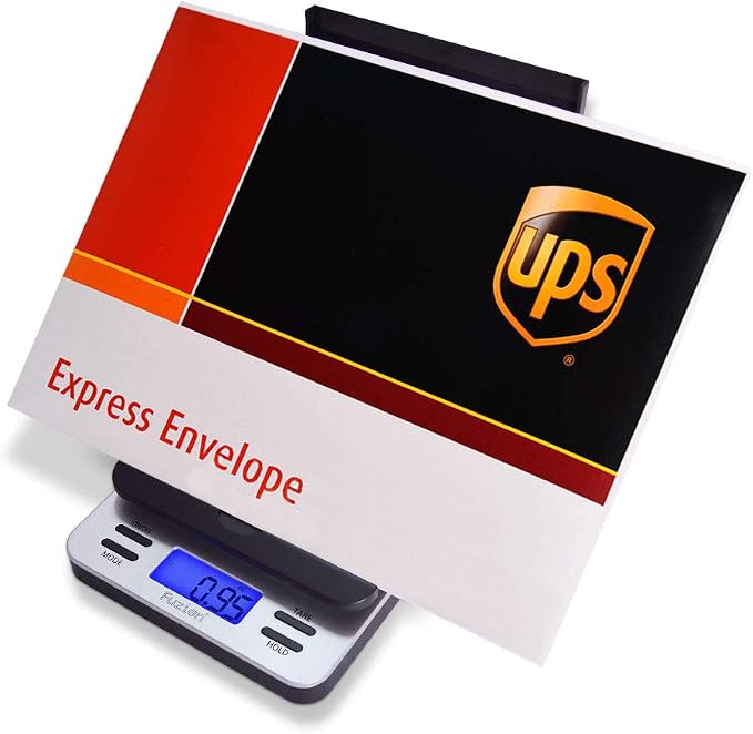 Fuzion Shipping Scale, Accurate Digital Postal Scale 86 lb/0.1 oz | Hold and Tare Function, Package Scale, Postage Scale for Packages and Mailing, LCD Display, Battery and AC Adapter Included - Image 2