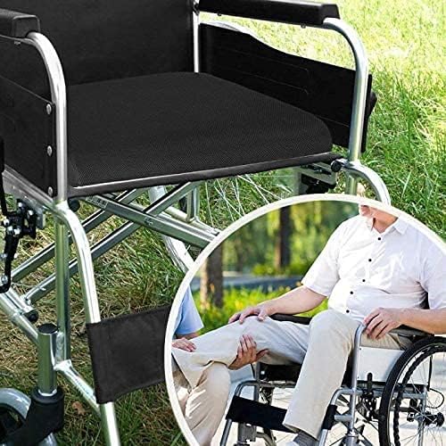Portable Seat Cushion for Office Soft Memory Foam Seat Cushion Non Slip Bottom with Carry Handle,Washable Cover，Comfortable Coccyx Cushion for Home Office Chair Pad，Car Seat, Wheelchair (Black) - Image 9