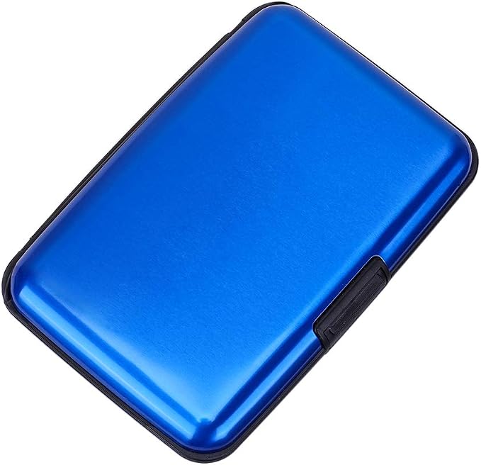 RFID Blocking Credit Card Protector Case Holder Wallet for Men Women | RFID Blocking Credit Card Protector Aluminum ID Case Hard Shell Business Card Holders Metal Wallet for Men or Women - Image 4