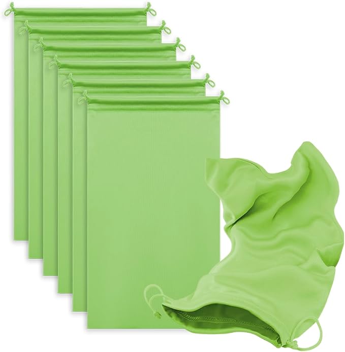 Microfiber Drawstring Bags, Multi-Size Soft Protective Pouches for Shoes, Ski Goggles, Sunglasses, Handbags & Camera Lenses by MtuxuYR