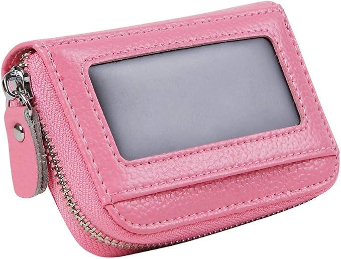 Women's RFID Blocking 12 Slots Credit Card Holder Leather Accordion Wallet - Image 8