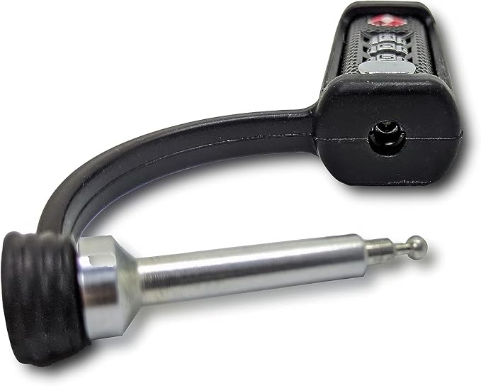 Cut-Resistant Gun Lock, TSA Approved Tamper-Proof Child-Safe Padlock, Black - Image 7