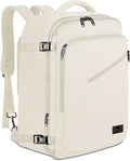 MATEIN Beige Travel Backpack Women, Carry on Bag with Hidden Shoulder Strap | Expandable Weekender Daypack, Large Capacity, Adjustable Shoulder Strap, Lightweight, Waterproof, Anti-Theft, Travelling Gift by MATEIN