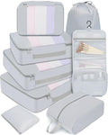 BAGAIL 6 Set/8 Set/10 Set Packing Cubes Various Sizes Packing Organizer for Travel Accessories Luggage Carry On Suitcase by BAGAIL