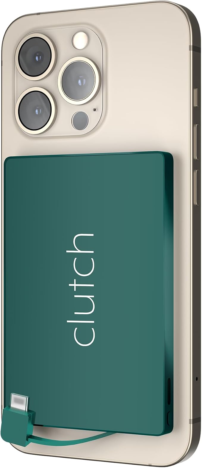 Clutch - Pro USB-C Portable Charger - Compatible with iPhone 15, 16, 17 & Android Devices - Power Bank Magnetic Battery - TSA Travel Approved - USB Rechargeable - Built-in Cable - 5000 mAh - 3.7oz - Image 4