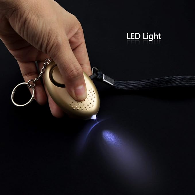 Safe Sound Personal Alarm, 8 Pack 140DB Personal Security Alarm Keychain with LED Lights, Emergency Safety Alarm for Women, Men, Children, Elderly - Image 6