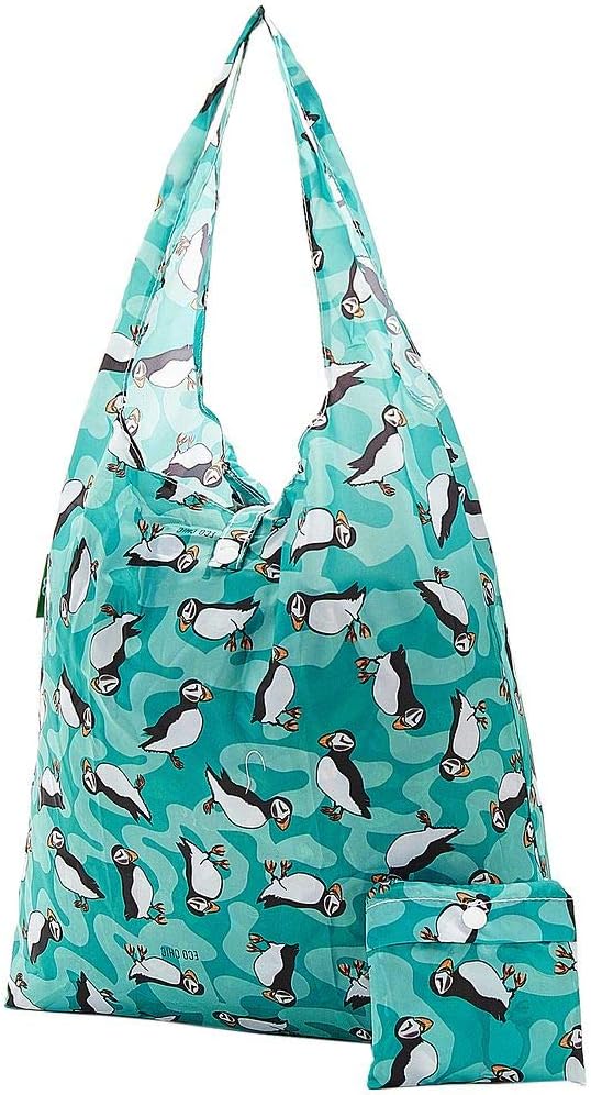 ECO CHIC Foldable Reusable Grocery Bags - Lightweight, Recycled & Reusable Shopping Bag - Waterproof Packable Tote - Image 6