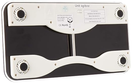NewlineNY Black Mini Bathroom Scale + Travel Slip Case SBB-0718MBK+101BG - Image 2