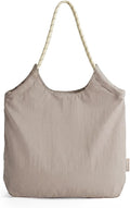 BAGSMART Tote Bag for Women, Travel Tote Beach Bag with Zipper for Gym by BAGSMART