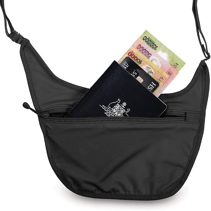 Pacsafe Coversafe S80 Anti-Theft Secret Body Pouch, Black - Image 3