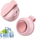 enterlent Portable Silent Mini Bladeless Electric Fan, Mini Whirlwind Fan for Waist Clip Fan (3-Speed), Hands-Free Neck Fan Suitable for Outdoor & Travel & Office, Travel Accessories (Pink) by Unknown
