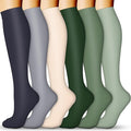 QUXIANG Compression Socks for Women & Men 15-20 mmHg, Best for Medical, Nursing, Running, Athletic, Varicose Veins, Travel by QUXIANG