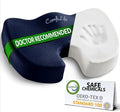 ComfiLife Premium Seat Cushion – 100% Memory Foam Office Chair Cushion, Back Relief (Navy) by ComfiLife