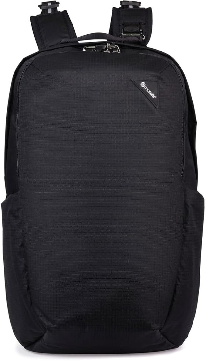 Pacsafe Vibe 25L Anti Theft Travel Pack Casual Daypack, Black by Pacsafe
