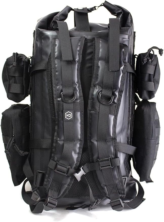Mission Darkness Dry Shield Faraday Backpack 40L // Waterproof Tactical Bag with MOLLE Webbing and Removable Packs // Signal Blocking Anti-tracking Data Privacy EMP Shield for Electronics - Image 10