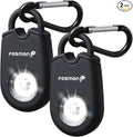 Fosmon Personal Alarm, Self Defense Keychain Security Siren, 2 Pack | 125dB Safety Siren, Strobe Light LED Flashlight, Carabiner Clip, SOS Emergency Alert for Women Kids Elderly by Fosmon