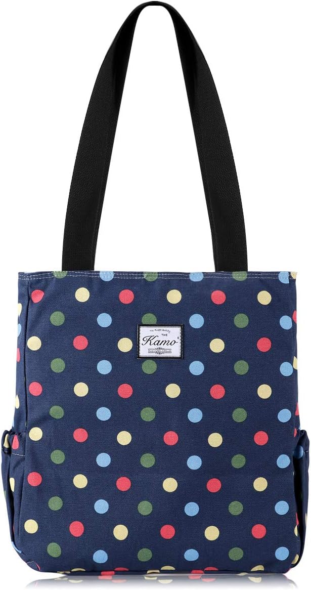 KAMO Floral Tote Bag - Waterproof Lightweight Handbags Travel Shoulder Bag for Hiking Yoga Gym Swimming Travel Beach by KAMO