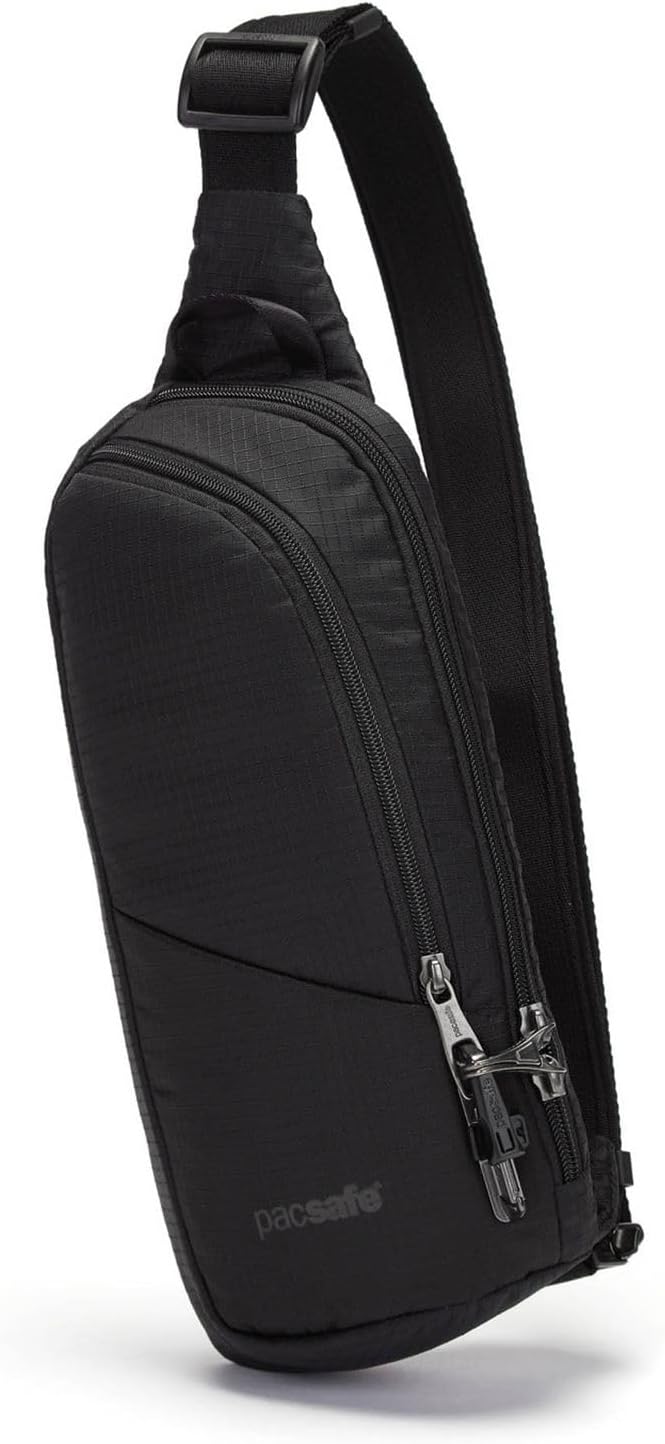 Pacsafe Vibe 150 2.5 Liter Anti Theft Sling Pack, Black - Image 3