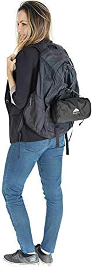 BlueHills Ultra Compact Travel Blanket Pillow 2 Pack Airplane 70X56In Black | Travel Blanket Pillows for 2, Matching Case, Luggage Belt & Backpack Clip, 70 X 56 Long, Must Have Airplane Travel Essentials - Image 5