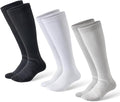 Compression Socks for Women and Men,Mild Support(3 Pairs) Unisex | Knee High,Graduated Compression,L/R Foot Labels,Breathable Fabric,Best for Flying/Nurses/Travel/Cycling/Pregnancy/Daily Wear by musesox