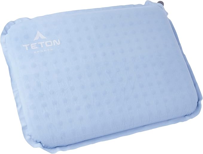 Teton Camping Seat Cushion; Stadium Seat; Office Chair; Car Pad; Inflatable, Bluestone - Image 2