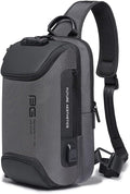 BANGE Men's Sling Backpack - Waterproof Crossbody Bag, Multi-Purpose Shoulder Bag by BANGE
