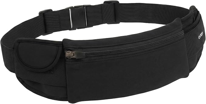 The Belt of Orion Running Belt, No-Bounce Waist Pack, 3 Pockets | Running Belt, No-Bounce Fit, 3 Zippered Pockets, Adjustable, For Running, Workouts & Hiking 9x3.5in by Mind+and+Body+Experts
