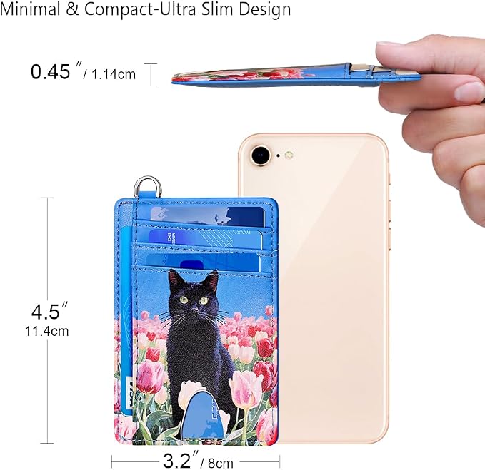 FurArt Slim Minimalist Wallet RFID Credit Card Holder for Men | slim minimalist compact rfid id window thin - Image 7