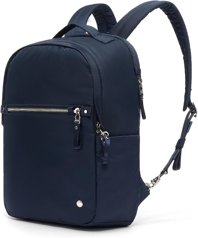 Pacsafe W 10L Anti Theft Backpack, Navy - Image 4
