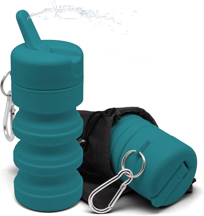 TUSHY Travel Bidet, Collapsible and Expandable Peri Bottle, Takeoff Teal | Discreet Portability, Refreshing Clean at Home, Camping and Outdoors, Hemorrhoid Relief, Postpartum Care - Image 4