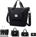 Travel Duffel Tote Bag,Travel Weekender Overnight Bags Women Carry On Bag Totes for Airplanes,Sports Gym Duffle with Trolley Sleeve by MINGRI