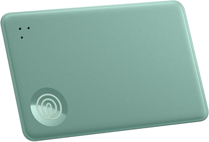 Life360 Tile Slim - Wallet Finder, Bluetooth Tracker and Item Locator for Luggage Tags, Passports and More. Both iOS and Android Compatible. Phone Finder. 1-Pack (Seaglass) by Life360