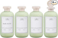 ASEVAT 10oz 4Pcs Green Plastic Refillable Travel Shampoo and Conditioner Bottles Plastic Refillable Travel Shampoo Bottles with Flip Cap Shampoo and Conditioner Dispenser by ASEVAT
