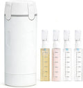 4 in 1 Travel Dispenser Bottle, 4 Pack 30ML Travel Bottles for Toiletries | Refillable, Leak Proof, Portable, for Travel, Camping, Business Trip, for Face Wash, Body Wash, Lotion, Toner (White) by Unknown