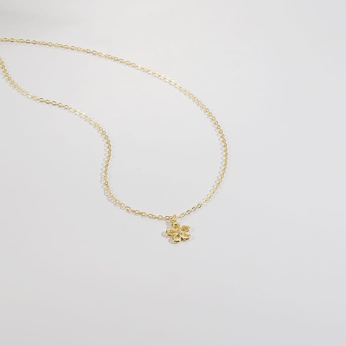 Gold Necklace for Women, Dainty Charm Pendant Necklace Jewelry Gift | 14K Gold Plated, Cute, Delicate, Adults, Non Tarnish, Hypoallergenic, Accessories - Image 4