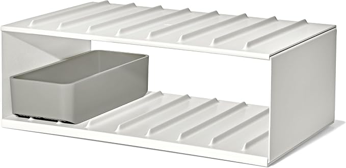 OXO Good Grips Water Bottle Organizer and Accessory Bin | Water Bottle Holder, Organizes Water Bottles, Lids and Straws, Ideal for Cabinet & Drawer Storage by Unknown